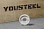 диск 0,5кг, каучуковый, тренировочный, ,белый yousteel